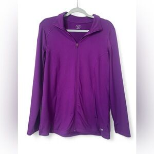 Champion Women’s Purple Athletic Zip-Up Jacket – Size Medium
